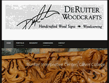 Tablet Screenshot of deruiterwoodcrafts.com